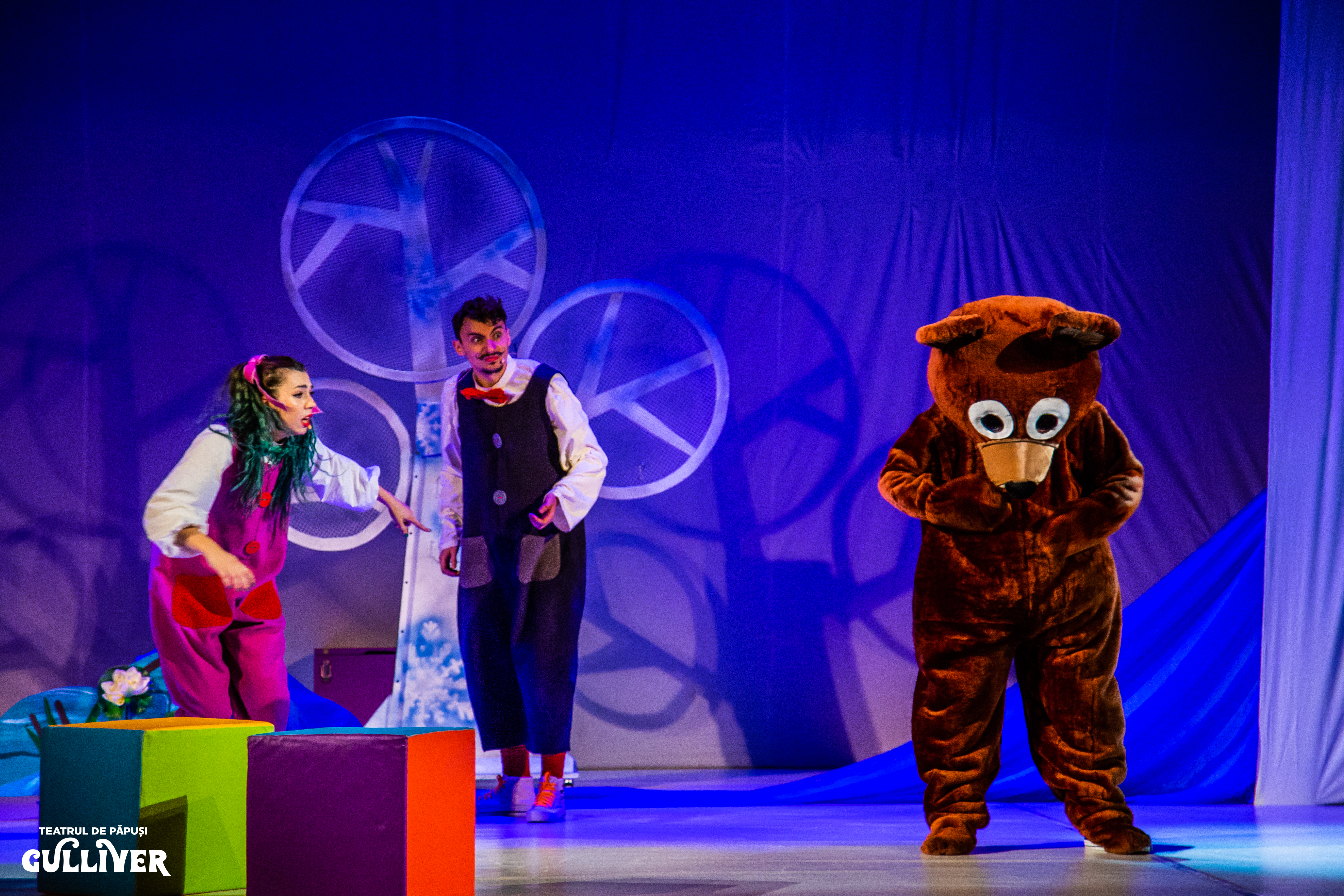 Povestea plină de energie jucăușă din această săptămână  de la Teatrul ”Gulliver”